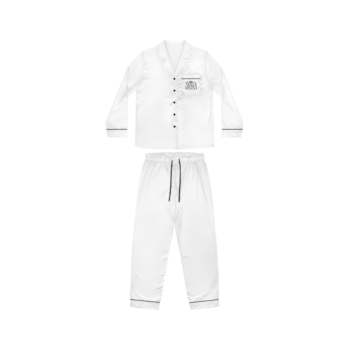 Women's Satin Pajamas (AOP)
