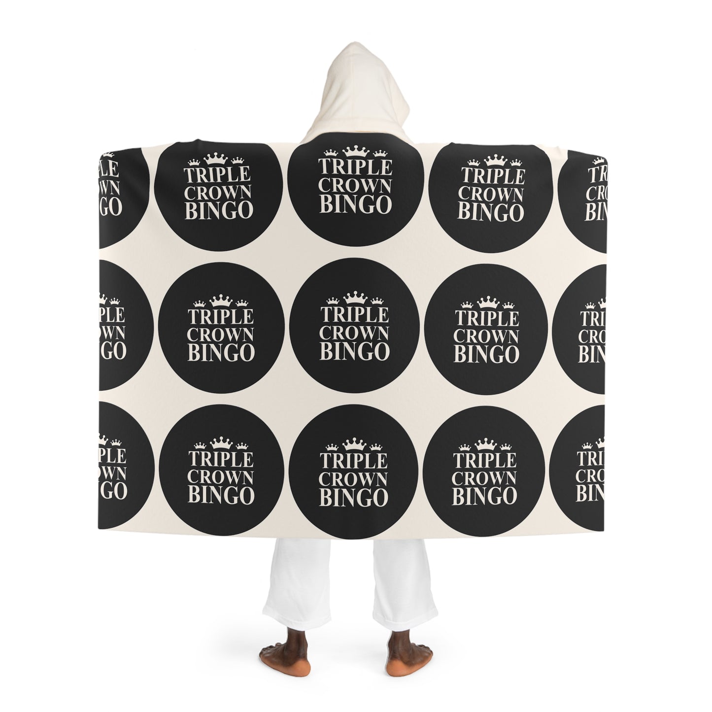 Hooded Sherpa Fleece Blanket
