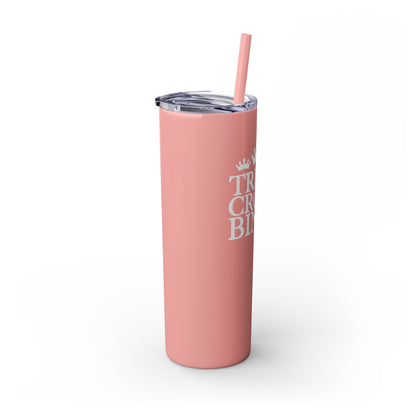 Skinny Tumbler with Straw, 20oz