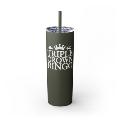 Skinny Tumbler with Straw, 20oz