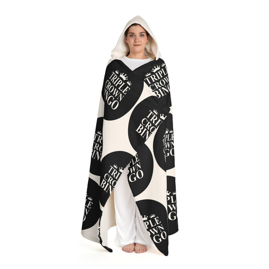 Hooded Sherpa Fleece Blanket