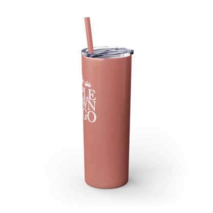 Skinny Tumbler with Straw, 20oz