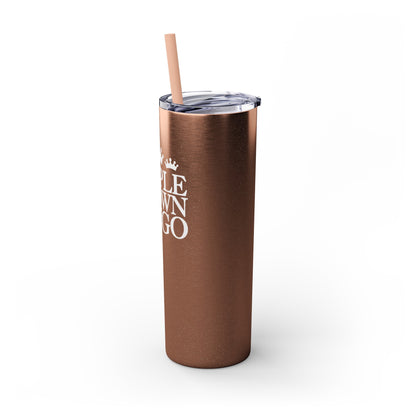 Skinny Tumbler with Straw, 20oz