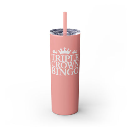 Skinny Tumbler with Straw, 20oz